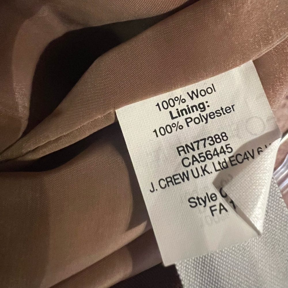 J. Crew Wool Pencil Skirt in Camel Size 10 - Picture 6 of 7